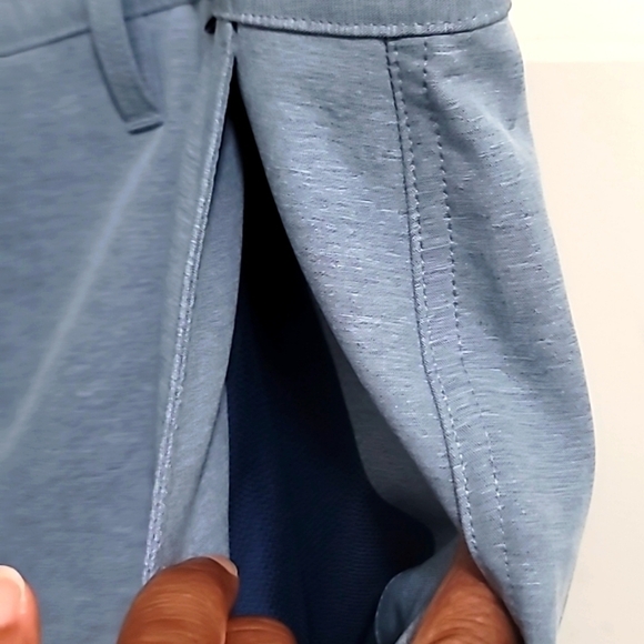 HURLEY MEN'S REGULAR FIT HYBRID BLUE WATER REPELLENT WAISTBAN WALK SHORT SIZE 40 - Picture 7 of 9